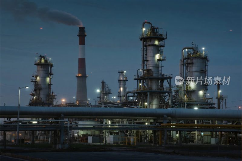 化工厂夜景