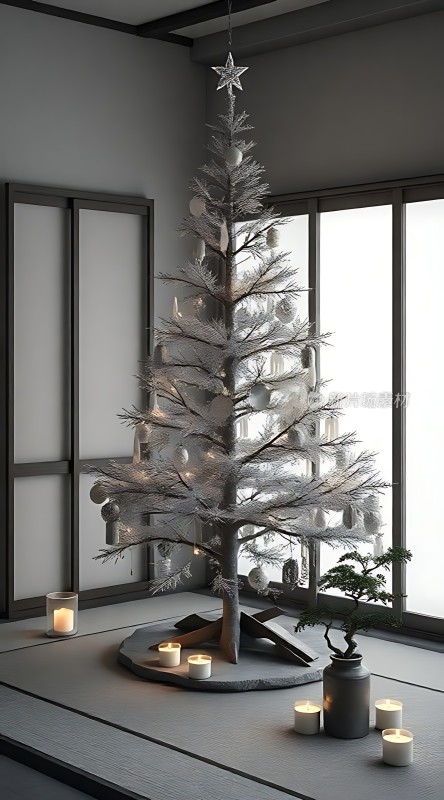 简约圣诞树温馨装饰