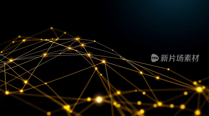 新片场素材科技感网络结构图