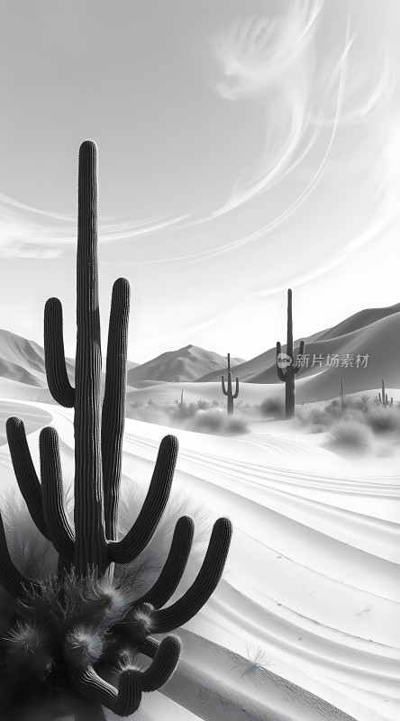 沙漠中的坚韧生命