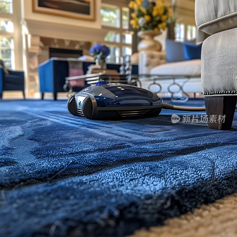 新片场素材 吸尘器清洁地毯