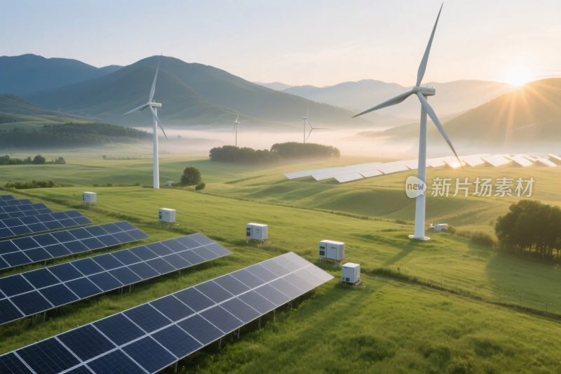 风电太阳能生态景观