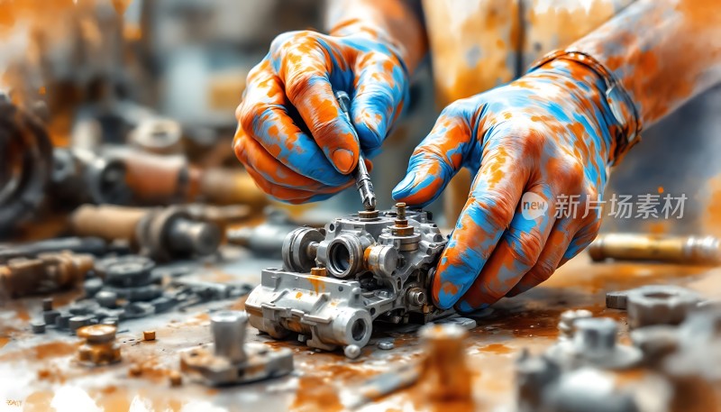 机械师巧手修零件