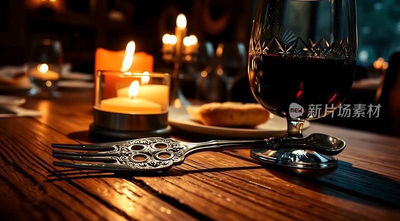 烛光晚餐浪漫时刻