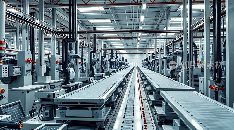 现代工厂生产线