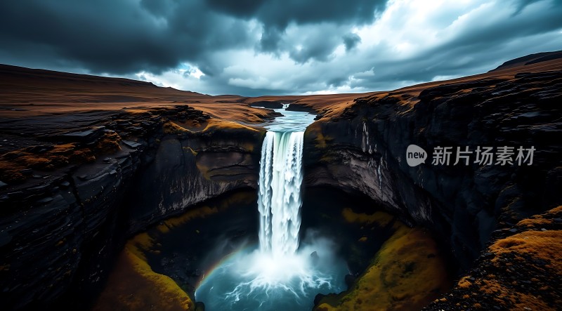 瀑布奇观自然之美