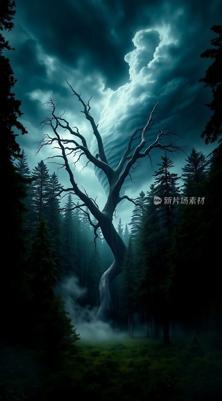 黑暗森林中的神秘树精