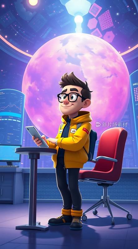 探索宇宙奥秘科技少年勇闯未来世界