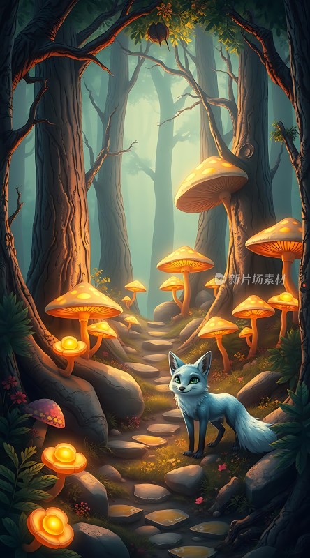 蓝狐与奇幻森林