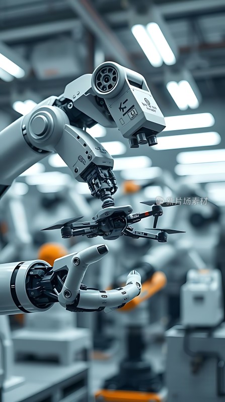 智能机械臂与无人机协作