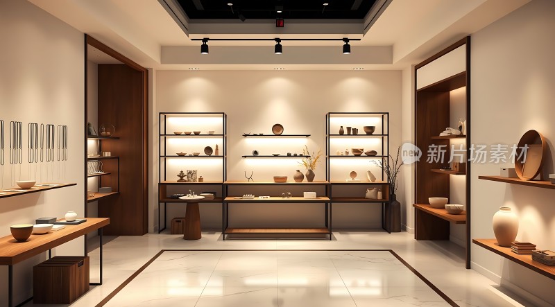 现代陶瓷艺术馆展示精美瓷器与独特设计