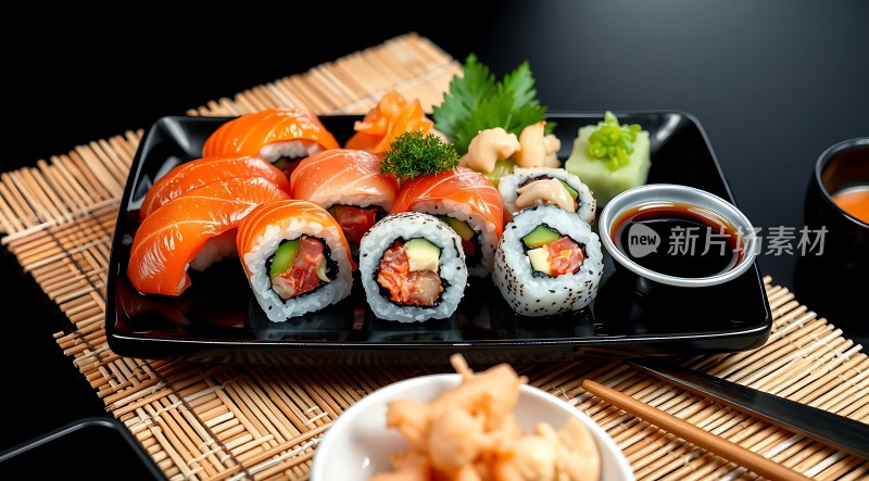 新鲜刺身寿司大餐