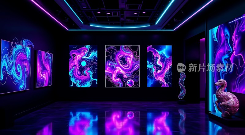 霓虹艺术展未来与艺术的碰撞