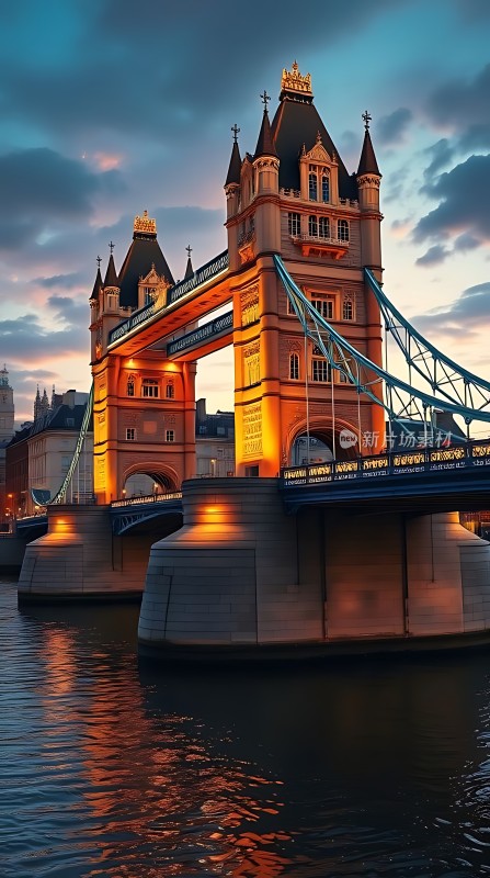 伦敦塔桥夜景