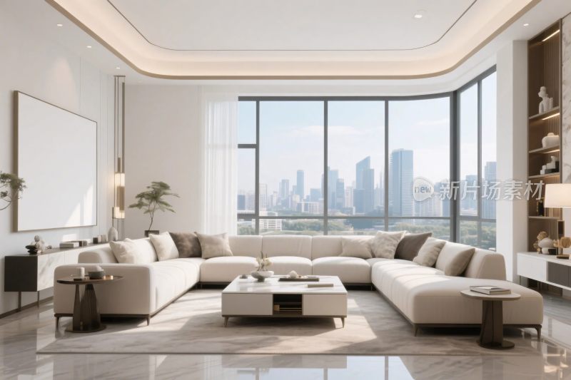 现代简约风格客厅室内景
