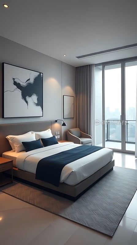 现代简约卧室舒适与时尚并存