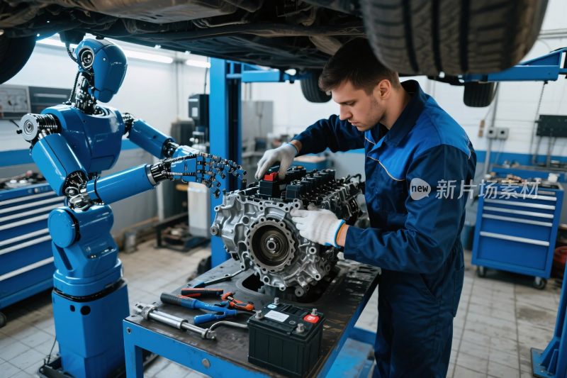 机器人修理工汽车维修