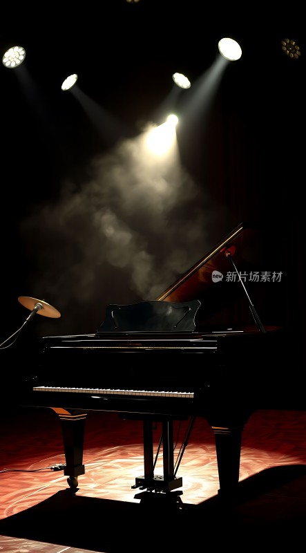 舞台上的钢琴