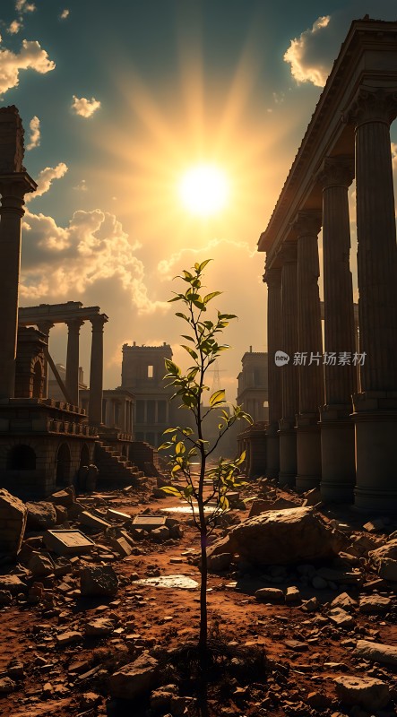 废墟中的新生希望