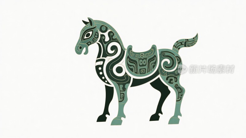 青铜马的图腾艺术 青铜器古董设计