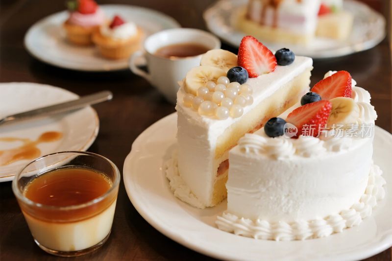 美味甜点蛋糕展示