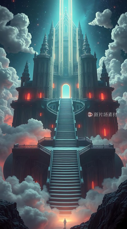 云中圣殿通往光明的阶梯