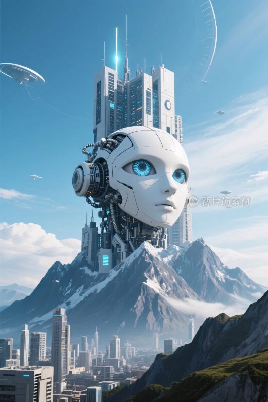 未来科幻城市插画