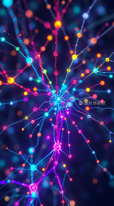五彩斑斓神经元网络