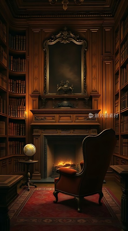 书房里的温暖与智慧