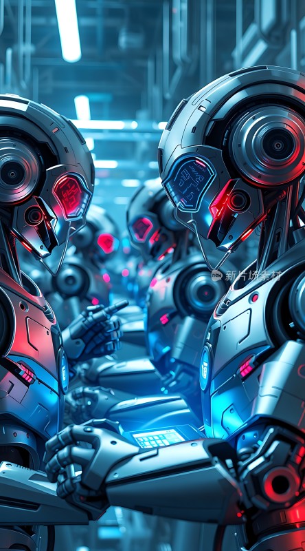 机械臂协作未来科技感十足