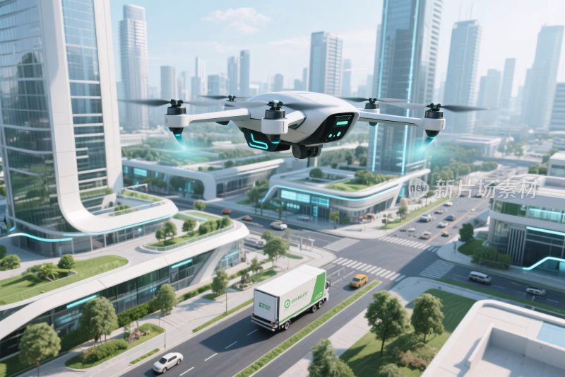未来城市智能无人机