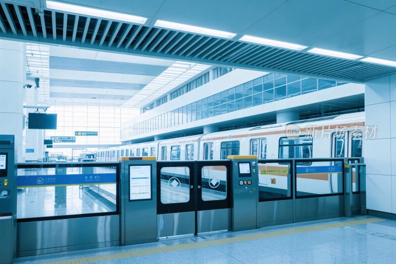 地铁站台场景