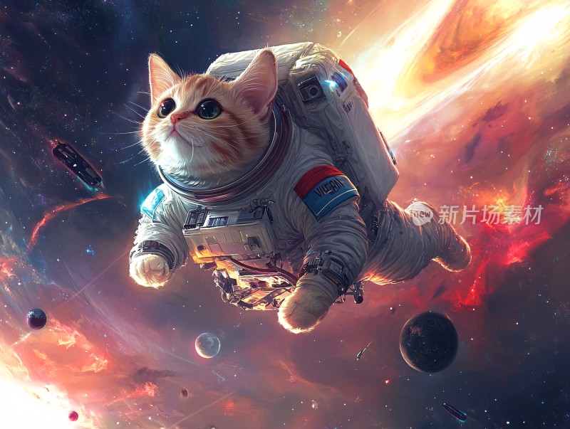 手绘猫咪星球