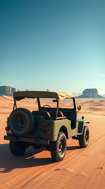 沙漠探险之旅越野车驰骋沙海