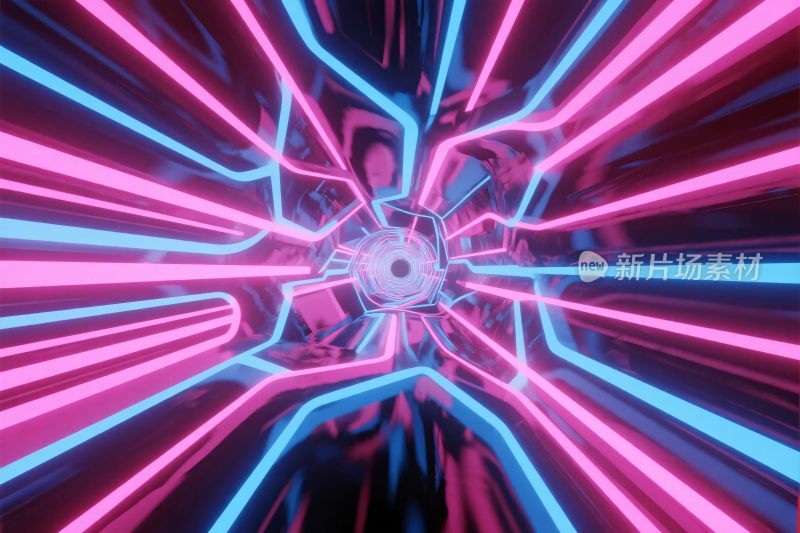 霓虹光线特效图