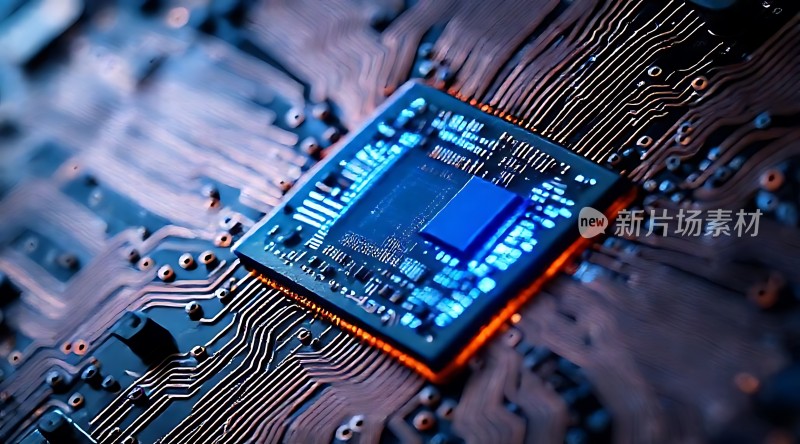 新片场素材芯片科技感