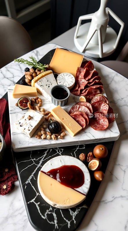 美味奶酪拼盘诱人开胃菜