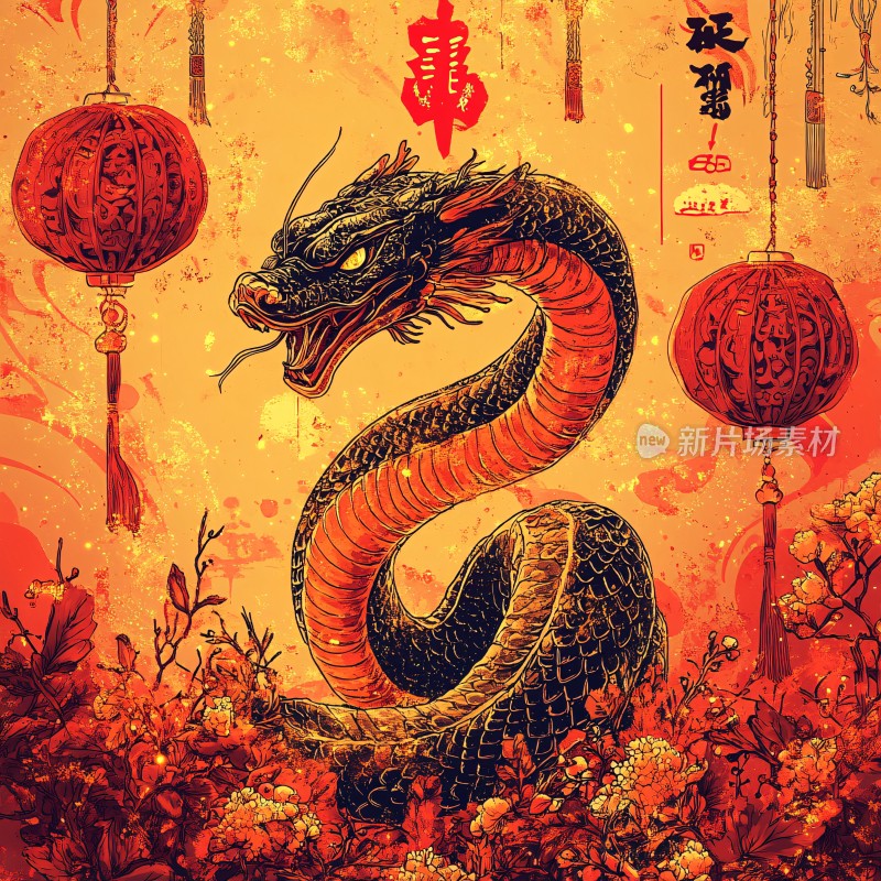 龙年插画合集