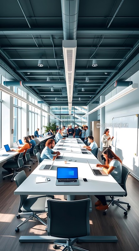 现代办公空间高效协作环境