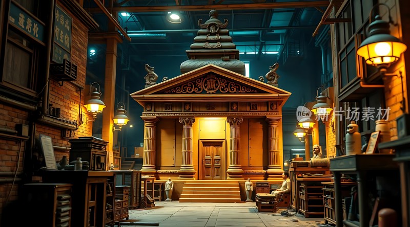 古建筑与现代工业的结合