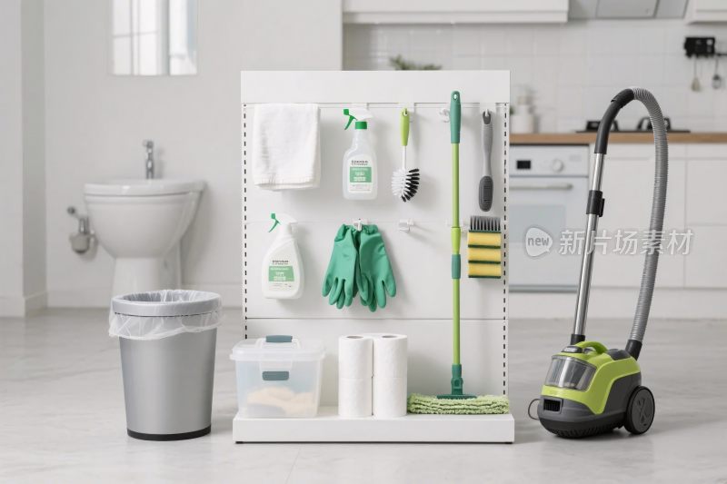 家居清洁用品展示