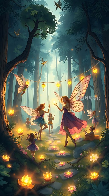 精灵之舞森林夜光派对