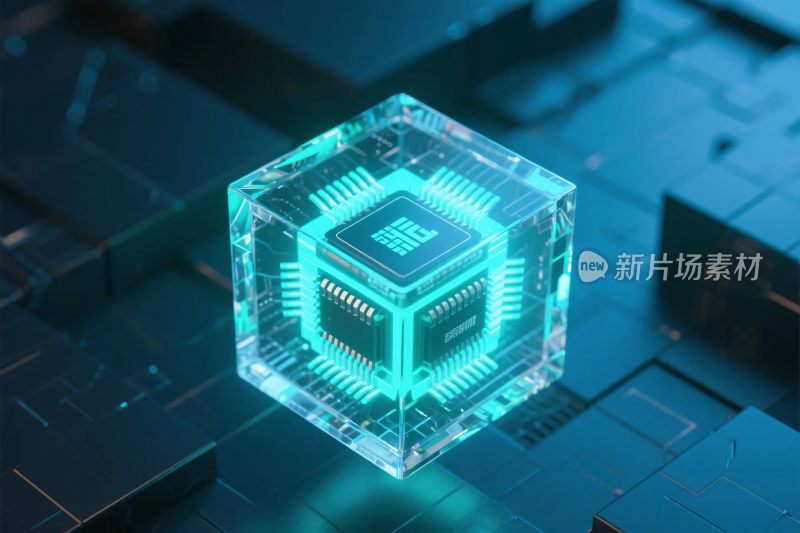 科技立方体数字特效