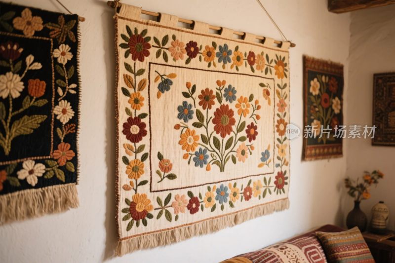 墙面织物挂毯装饰