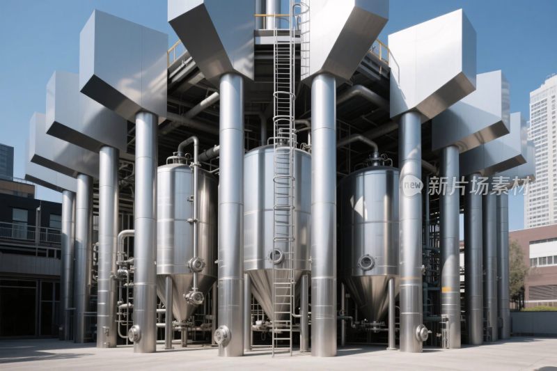 工业设备建筑场景