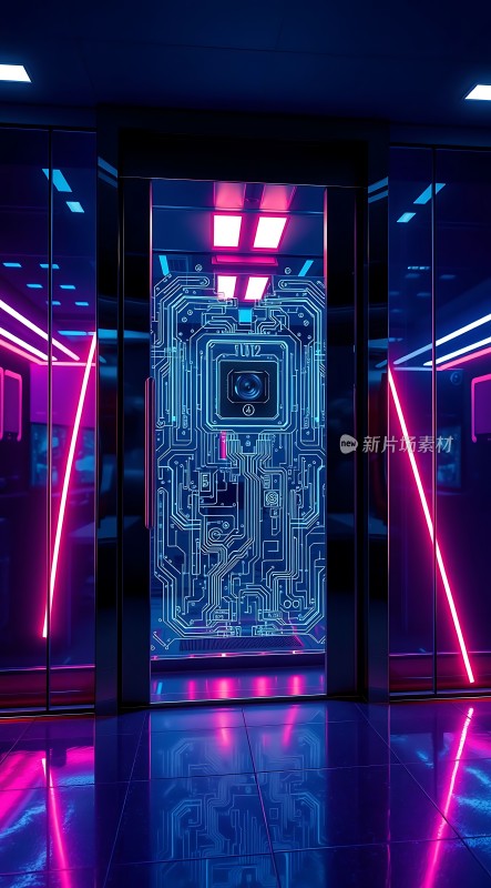 科技感未来主义风格建筑