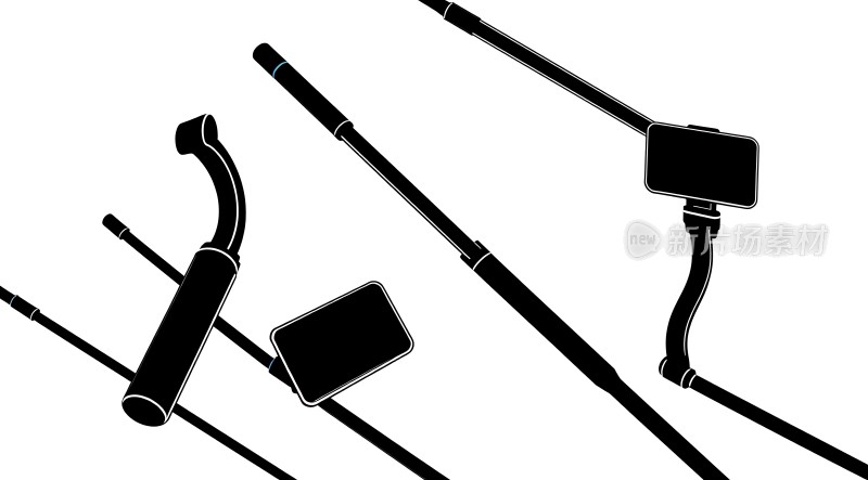 手机支架自拍杆组合套装