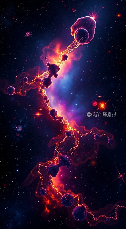 宇宙奇观星云与行星的神秘之旅