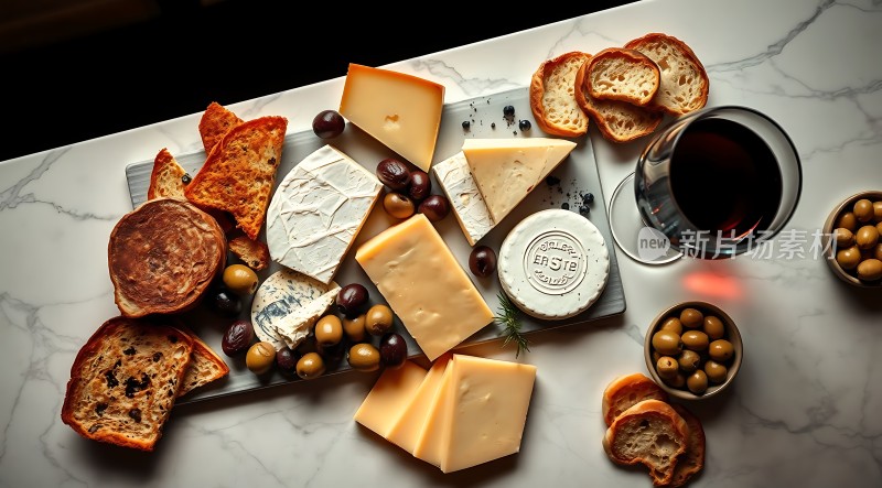 美酒奶酪拼盘享受生活小确幸