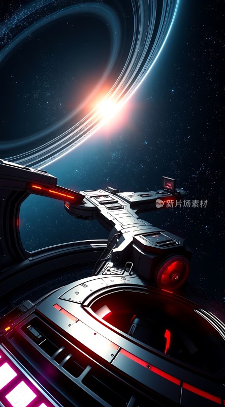 星际飞船探索未知宇宙